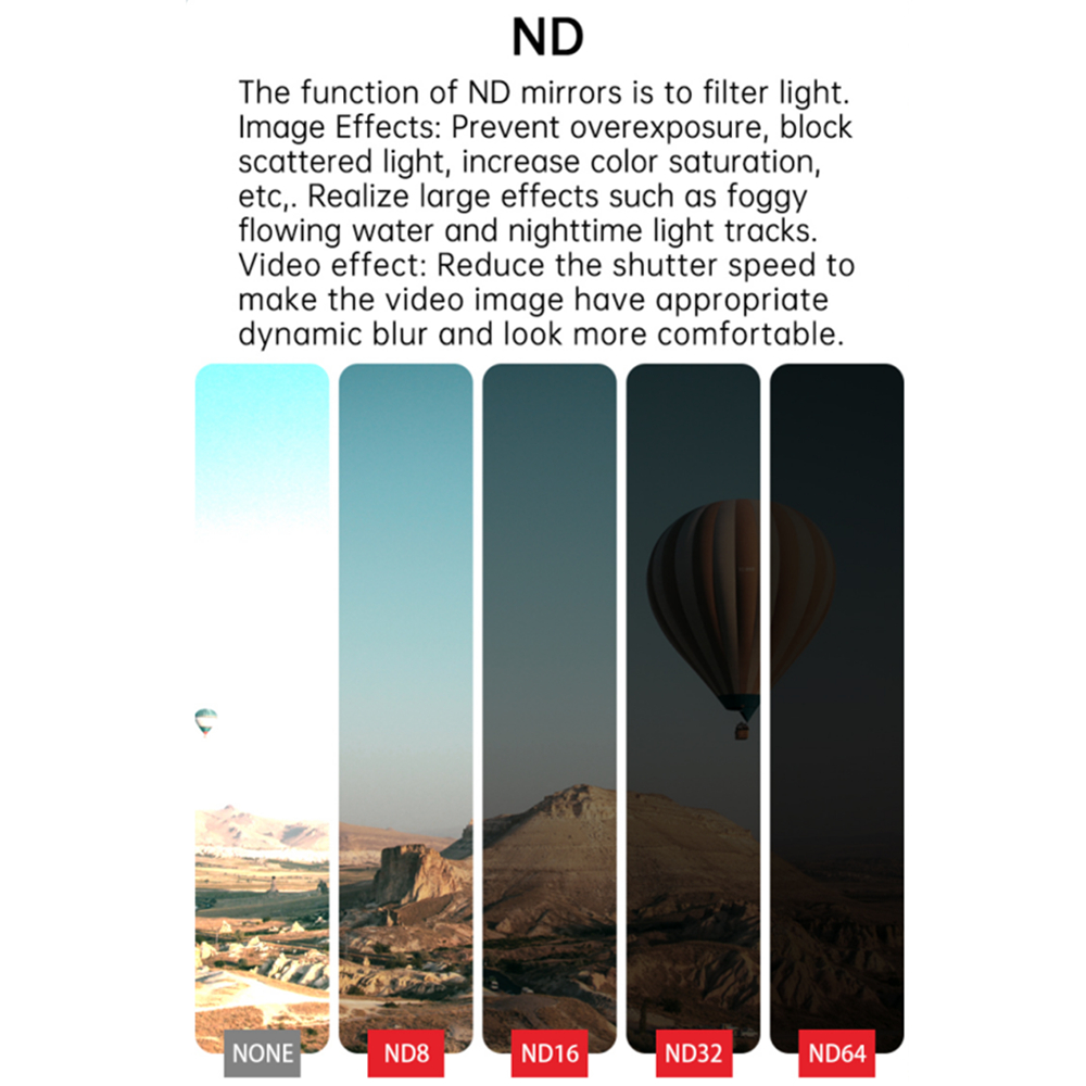 Glass ND8 ND16 ND32 ND64 ND256 - Drone Camera Filter review and price