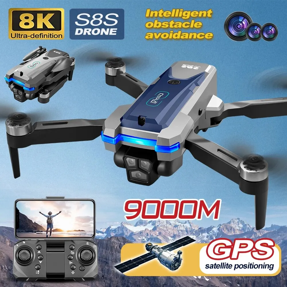 S8S GPS Drone 5G Wifi 8K HD Du - Drone Camera Hd review and price